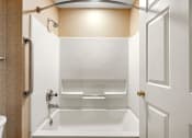 Thumbnail 45 of 60 - Ensuite bathroom at the 505 Collection in Atlanta, Georgia.