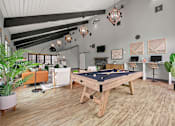 Thumbnail 6 of 66 - Pool table at new community center at Fields at Peachtree Corners, Norcross, 30092