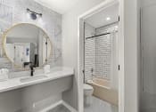 Thumbnail 30 of 60 - Renovated Bathroom at the 505 Collection in Atlanta, Georgia.