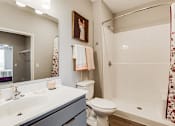 Thumbnail 10 of 36 - Modern Bathroom at Maven Apartments, Burnsville