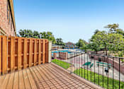 Thumbnail 14 of 43 - All homes include a dedicated outdoor space, either a patio or a balcony as shown here at Georgetown of St. Louis Apartments
