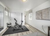 Thumbnail 19 of 51 - homes fitness room with exercise bike