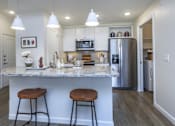 Thumbnail 2 of 41 - Chef inspired kitchen with stainless steel appliances