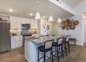 Thumbnail 1 of 41 - Chef inspired kitchen with island