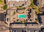 Thumbnail 6 of 38 - Aerial View Of Pool at SkyStone Apartments, Albuquerque