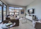 Thumbnail 16 of 51 - Spacious Living Room With Private Balcony at Equinox, Washington, 98102