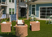 Thumbnail 15 of 40 - Outdoor patio at The Isley at Windsor Hill, North Charleston