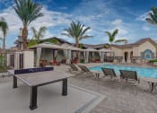 Thumbnail 22 of 30 - Outdoor Table Tennis Pool Area at Avino in San Diego