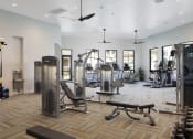 Thumbnail 14 of 20 - Fitness center at Sorano Apartments