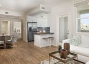 Thumbnail 9 of 20 - Living room at Sorano Apartments