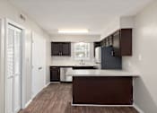 Thumbnail 38 of 48 - Brown Cabinets in kitchen