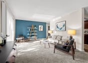 Thumbnail 5 of 36 - Model Apartment Living Room at Central Park East, Bellevue Washington