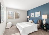 Thumbnail 12 of 36 - Model Apartment Bedroom at Central Park East, Bellevue Washington