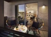 Thumbnail 9 of 34 - Balcony with patio furniture