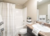 Thumbnail 13 of 27 - Bathroom with a sink toilet and shower at Ascend2300, Carlsbad, 92008