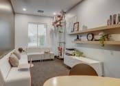 Thumbnail 18 of 25 - business room with white furniture and a table