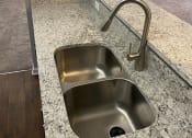Thumbnail 37 of 44 - double kitchen sink with gooseneck faucet