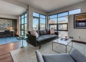 Thumbnail 14 of 51 - Spacious Living Room With Hardwood Floors at Equinox, Seattle