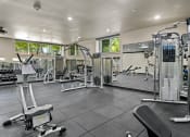 Thumbnail 18 of 30 - a fully equipped gym with weights machines and other exercise equipment at Allez, Redmond, Washington