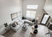 Thumbnail 35 of 54 - Living room view at Banner Hill, Utah, 84065