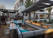 Thumbnail 6 of 28 - outdoor lounge and fire pit