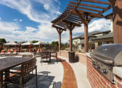 Thumbnail 20 of 41 - community outdoor area with BBQ