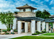 Thumbnail 43 of 52 - A building with the word "OFFICE" on it is surrounded by greenery.