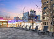 Thumbnail 22 of 33 - Terrace Level Lounge Area at 1600 Glenarm Place, Denver, CO, 80202