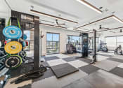 Thumbnail 37 of 50 - fitness center with workout equipment