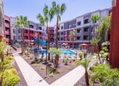 Thumbnail 23 of 32 - Pool Arial View at Alanza Place, Phoenix, Arizona