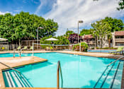 Thumbnail 22 of 33 - Large swimming pool at Eagle Point Apartments, Albuquerque, New Mexico