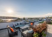 Thumbnail 24 of 51 - Equinox Rooftop Terrence view of South Lake Union  at Equinox Apartments, Washington, 98102