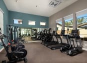 Thumbnail 14 of 47 - the gym has plenty of exercise equipment and windows