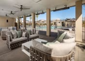 Thumbnail 6 of 47 - the lounge area of a resort with couches and a table
