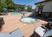 Thumbnail 16 of 22 - spa next to pool 