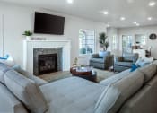 Thumbnail 17 of 17 - Clubhouse Fireplace and TV  at Monarch Meadows, Riverton, UT, 84096