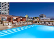 Thumbnail 21 of 24 - Pool View In Night at Altana, Glendale, CA, 91203