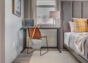 Thumbnail 6 of 27 - Model bedroom desk