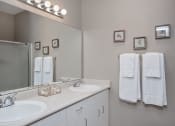 Thumbnail 25 of 44 - bathroom double vanity sink at Lionsgate South, Hillsboro