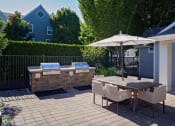 Thumbnail 37 of 44 - exterior patio with furniture at Lionsgate South, Hillsboro, Oregon