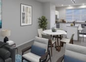 Thumbnail 16 of 44 - Living Room With Kitchen at Lionsgate South, Hillsboro, 97124