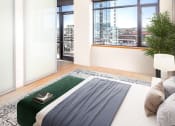 Thumbnail 11 of 44 - Gorgeous Bedroom at The Wyatt, Portland, 97209