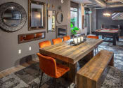 Thumbnail 17 of 44 - Clubhouse Dining Area at The Wyatt, Portland, Oregon