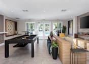 Thumbnail 3 of 32 - Game room with billiards