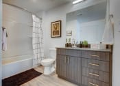 Thumbnail 13 of 35 - Model apartment home bathroom
