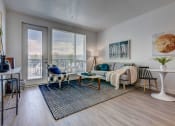 Thumbnail 8 of 35 - Model apartment home living room
