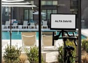 Thumbnail 28 of 45 - Fitness Center with pool view at Alta Davis, Durham