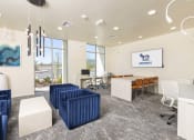 Thumbnail 33 of 59 - a seating area with couches and chairs at Element 12 Apartments, Henderson NV