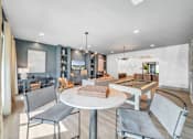 Thumbnail 12 of 30 - Elegant resident lounge with comfortable seating, gaming tables like billiards and chest.