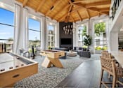 Thumbnail 8 of 58 - Clubhouse with a pool table and a foosball table